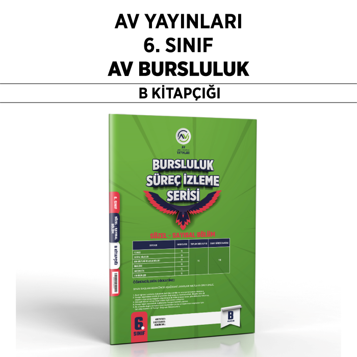 AV 06.SINIF BURSLULUK DENEME KLB SAY/SÖZ B -25-26